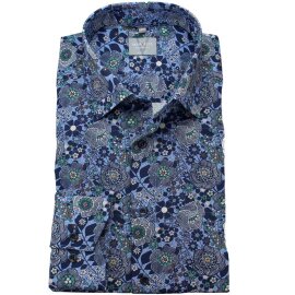 MARVELIS Hemd COMFORT FIT modischer Druck langarm