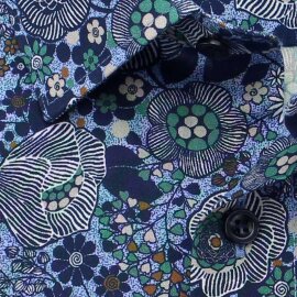 MARVELIS Hemd COMFORT FIT modischer Druck langarm
