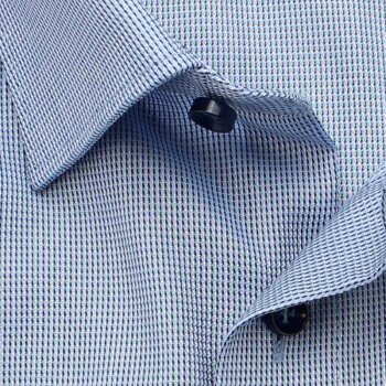 MARVELIS Hemd MODERN FIT diamant Jacquard structure langarm