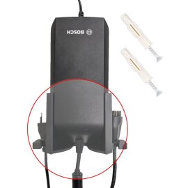 Wandhalterung passend für BOSCH 6A Fast Charger BCS250 e-Bike Ladegerät - Ladegeräthalterung für Accu