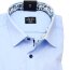 MARVELIS Hemd BODY FIT edel chambray langarm mit Kontrast