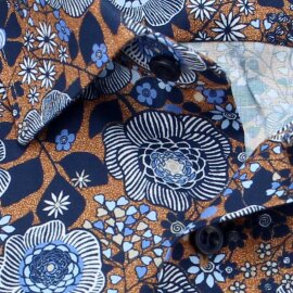 MARVELIS Hemd COMFORT FIT modischer statement Druck langarm