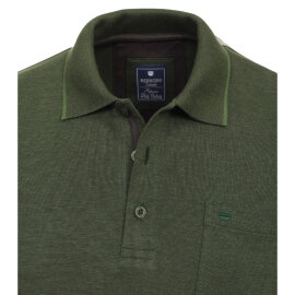 REDMOND polo shirt Wash & Wear with breast pocket, long sleeve