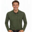 REDMOND polo shirt Wash & Wear with breast pocket, long sleeve