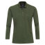 REDMOND polo shirt Wash & Wear with breast pocket, long sleeve