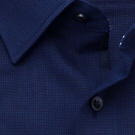MARVELIS Hemd MODERN FIT uni langarm kontrast