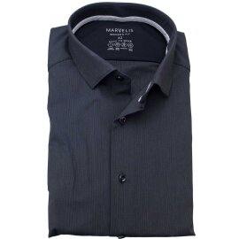 MARVELIS Hemd MODERN FIT EASY TO WEAR langarm