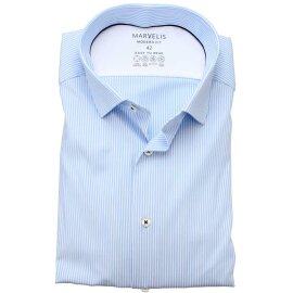 MARVELIS Hemd MODERN FIT EASY TO WEAR langarm
