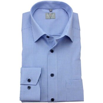 MARVELIS chemise pour homme COMFORT FIT carreau à manches longue