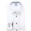 MARVELIS Hemd COMFORT FIT uni langarm mit Kontrast