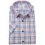 MARVELIS Hemd MODERN FIT fondkaro halbarm