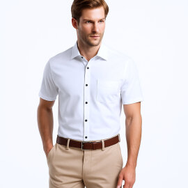MARVELIS MODERN FIT Uni camisa para hombres mangas cortas