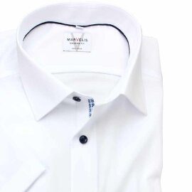 MARVELIS chemise pour homme MODERN FIT uni à manches courtes