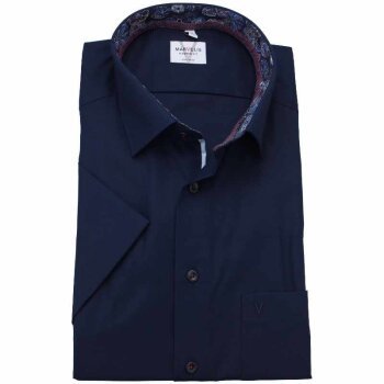 MARVELIS chemise pour homme MODERN FIT uni à manches courtes