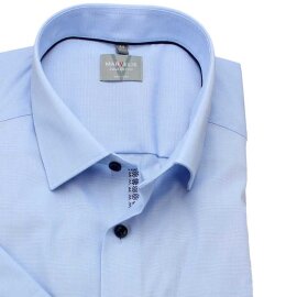 MARVELIS chemise pour homme COMFORT FIT fil a fil à manches courtes