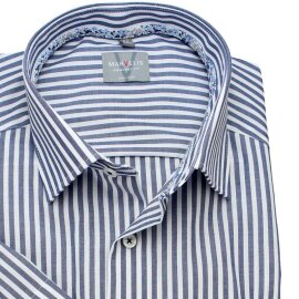 MARVELIS Hemd COMFORT FIT MAXI streifen halbarm