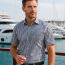 MARVELIS Hemd COMFORT FIT MAXI streifen halbarm