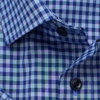 MARVELIS Hemd MODERN FIT MAXI karo halbarm
