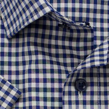 MARVELIS MODERN FIT a cuadro camisa para hombres mangas cortas