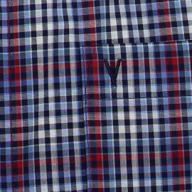 MARVELIS Hemd MODERN FIT MAXI karo halbarm