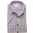 MARVELIS chemise pour homme MODERN FIT carreau à manches courtes