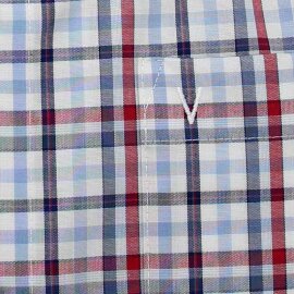 MARVELIS MODERN FIT a cuadro camisa para hombres mangas cortas