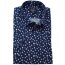 MARVELIS BODY FIT elegante impreso camisa para hombres mangas cortas