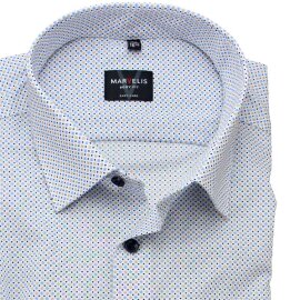 MARVELIS Hemd BODY FIT modischer statement Druck langarm
