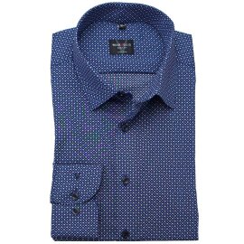 MARVELIS Hemd BODY FIT modischer statement Druck langarm