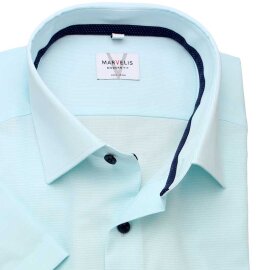 MARVELIS chemise pour homme MODERN FIT fil a fil à manches courtes