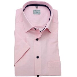 MARVELIS COMFORT FIT Fil a Fil camisa para hombres mangas cortas