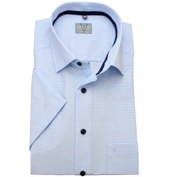 MARVELIS COMFORT FIT Fil a Fil camisa para hombres mangas cortas