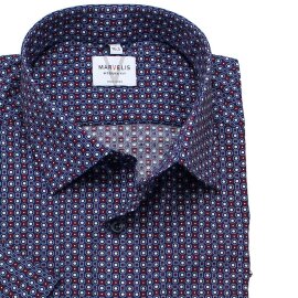 MARVELIS chemise pour homme MODERN FIT print à manches courtes