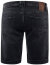 Pantalones cortos Rusty Neal para hombre, bermudas, vaqueros, pantalones cortos, pantalones cortos vaqueros elásticos, color antracita, negro lavado