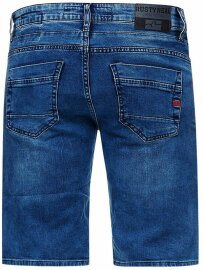 Rusty Neal Denim Shorts Mens Jeans Shorts in Blue