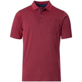REDMOND Poloshirt Wash & Wear mit Brusttasche, halbarm