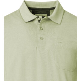 REDMOND Poloshirt Wash & Wear mit Brusttasche, halbarm