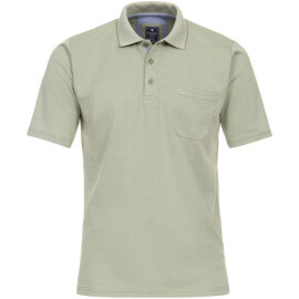 REDMOND Poloshirt Wash & Wear mit Brusttasche, halbarm