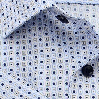MARVELIS Men`s Shirt COMFORT FIT fashionable print short sleeve