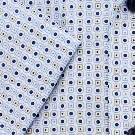 MARVELIS Men`s Shirt COMFORT FIT fashionable print short sleeve