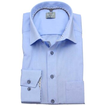 MARVELIS Hemd COMFORT FIT Edel Chambray langarm