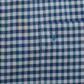 MARVELIS MODERN FIT a cuadro camisa para hombres mangas cortas