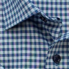 MARVELIS MODERN FIT a cuadro camisa para hombres mangas cortas