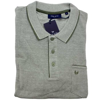 PRE END polo shirt with collar, half sleeve with chest pocket
