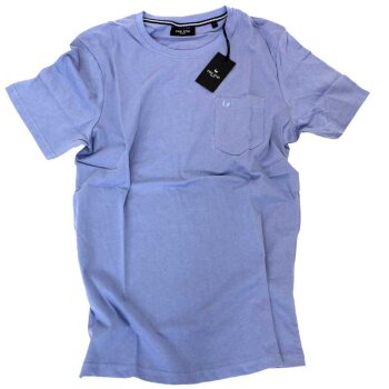 T-shirt à col rond et demi-manches de PRE END avec une poche poitrine