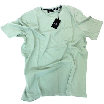 T-shirt à col rond et demi-manches de PRE END avec une poche poitrine