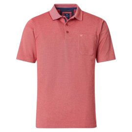 REDMOND Poloshirt Wash & Wear mit Brusttasche, halbarm