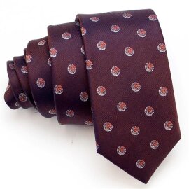MONTI Business Krawatte, reine Seide, 6cm