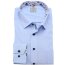 MARVELIS Hemd COMFORT FIT uni langarm mit Kontrast