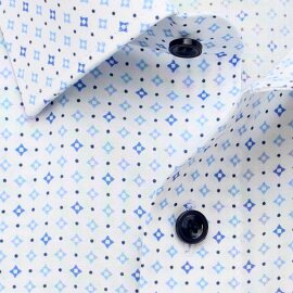 MARVELIS Hemd COMFORT FIT modischer statement Druck langarm